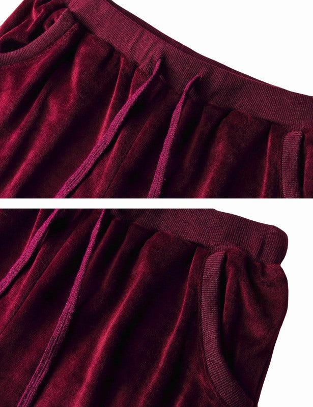 / Comfortable And Stylishwomen'S Velvet Suit BLUE ZONE PLANET