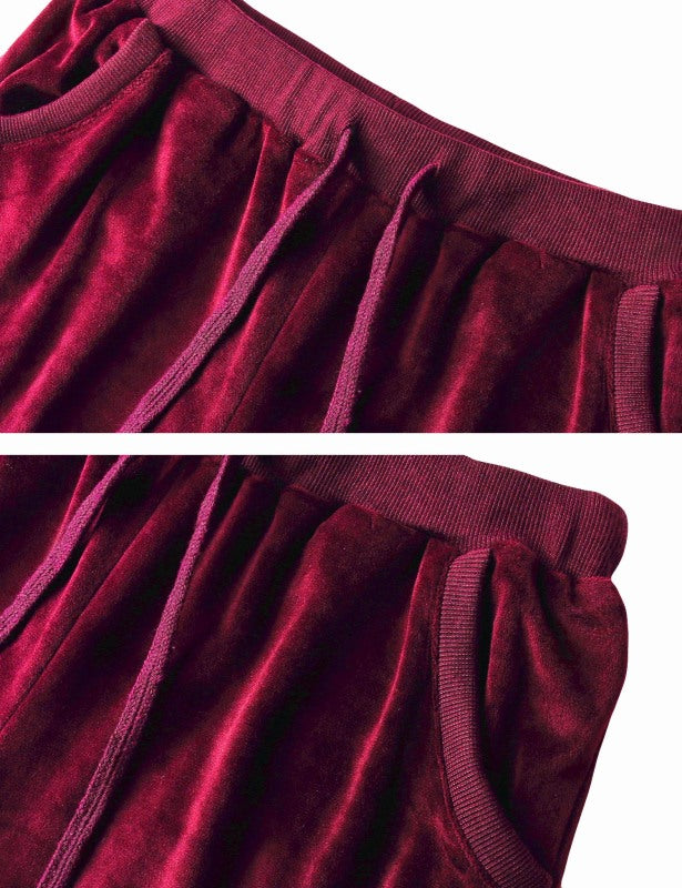 / Comfortable And Stylishwomen'S Velvet Suit BLUE ZONE PLANET