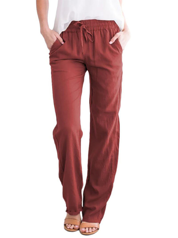Blue Zone Planet | Cotton Loose Jogging Pajama Pants BLUE ZONE PLANET
