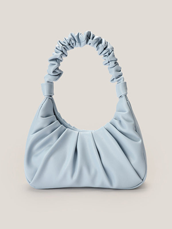 Blue Zone Planet | Underarm bag cloud pleat bag baguette one shoulder Messenger BLUE ZONE PLANET