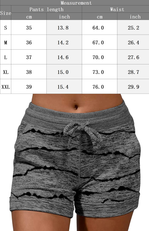 Blue Zone Planet | Ladies Waist Stretch Shorts BLUE ZONE PLANET