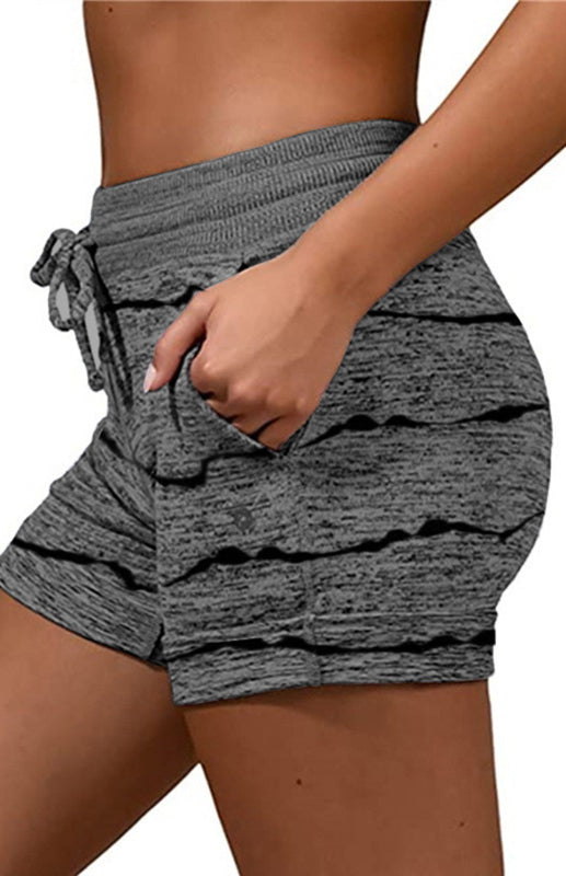Blue Zone Planet | Ladies Waist Stretch Shorts BLUE ZONE PLANET