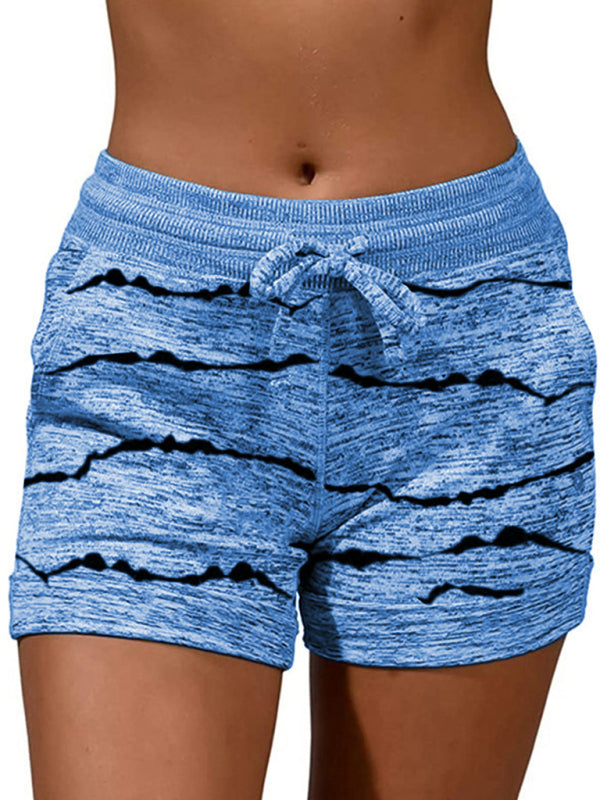 Blue Zone Planet | Ladies Waist Stretch Shorts BLUE ZONE PLANET