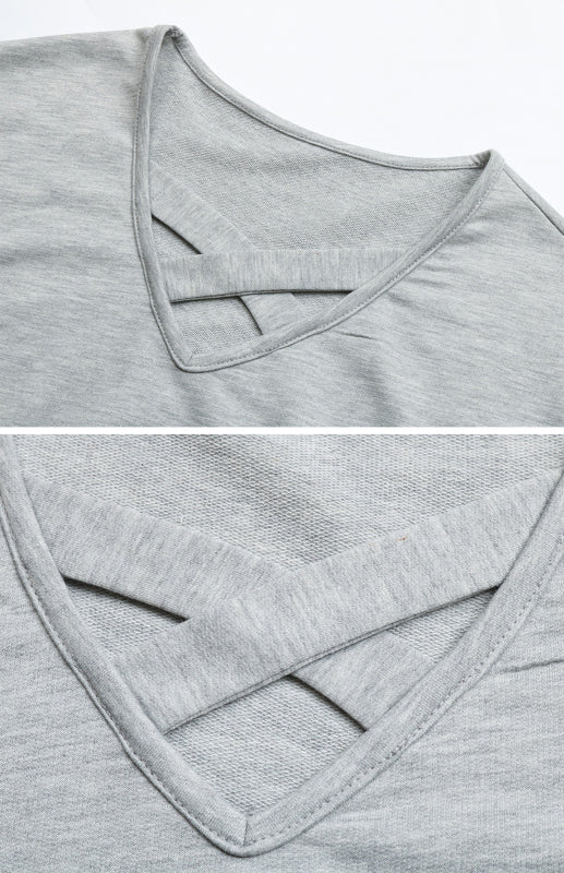 Blue Zone Planet | Loose Trendy Sweater Tops BLUE ZONE PLANET