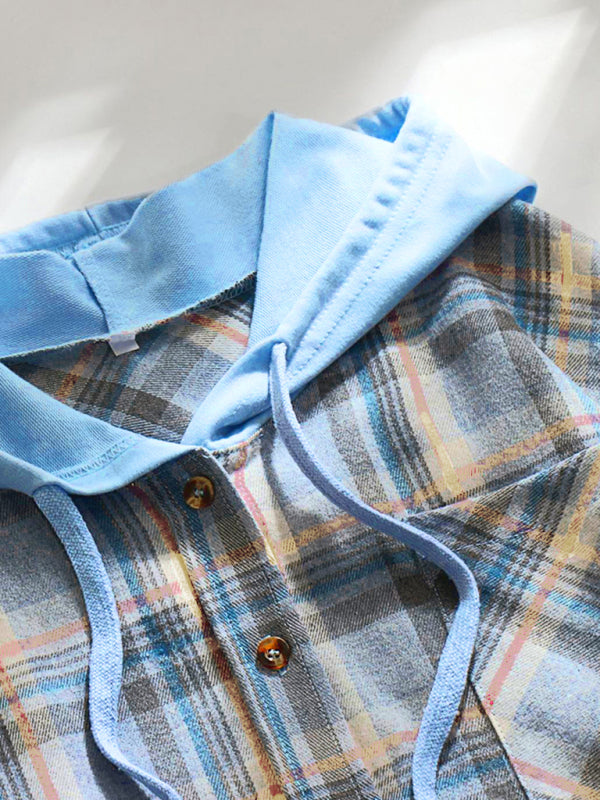 Blue Zone Planet | Women's Hoodie Button-Down Casual Shirt Jacket BLUE ZONE PLANET