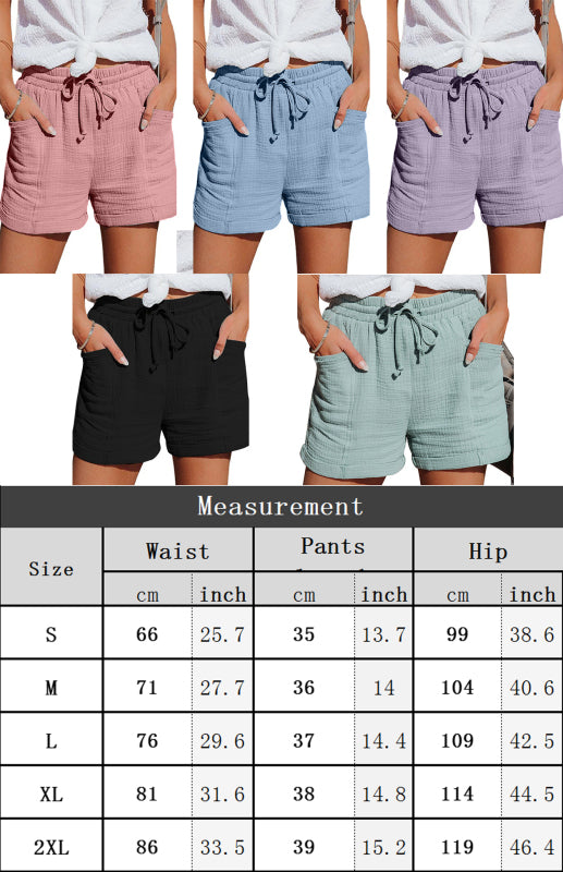 Blue Zone Planet | High Waisted Strappy Wide Leg Shorts BLUE ZONE PLANET