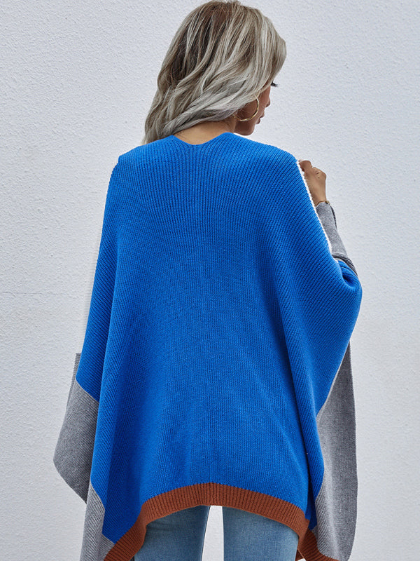 Blue Zone Planet | Kiera's Plaid Oversized Loose Knit Cardigan BLUE ZONE PLANET