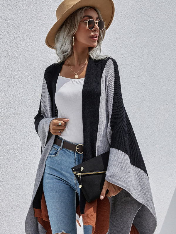 Blue Zone Planet | Kiera's Plaid Oversized Loose Knit Cardigan BLUE ZONE PLANET