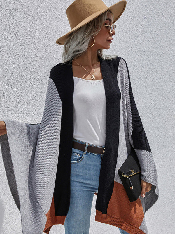 Blue Zone Planet | Kiera's Plaid Oversized Loose Knit Cardigan BLUE ZONE PLANET