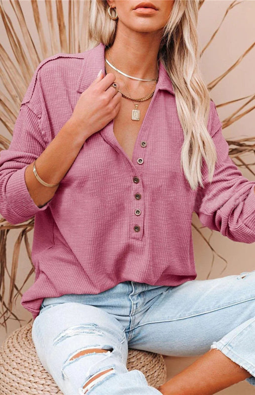 Blue Zone Planet | Ladies Polo Collar Top BLUE ZONE PLANET