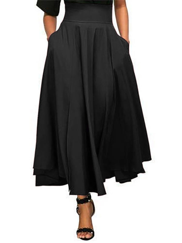 Blue Zone Planet | High Waist Lace Up Skirt BLUE ZONE PLANET