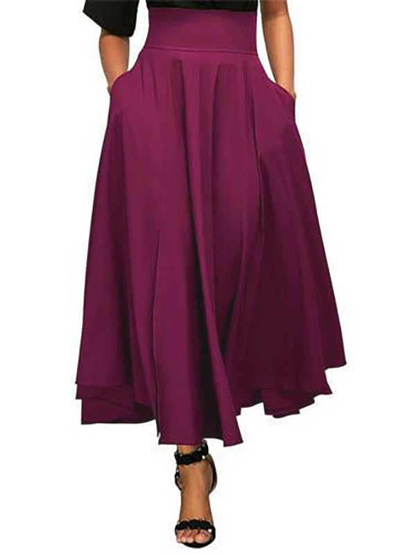 Blue Zone Planet | High Waist Lace Up Skirt BLUE ZONE PLANET