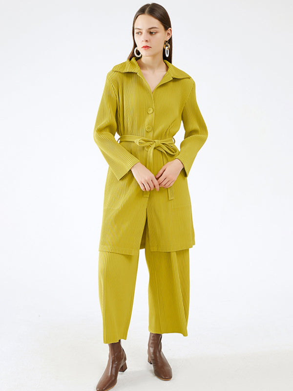 Blue Zone Planet | Women's Lapel Single Breasted Top Suit Two Piece BLUE ZONE PLANET