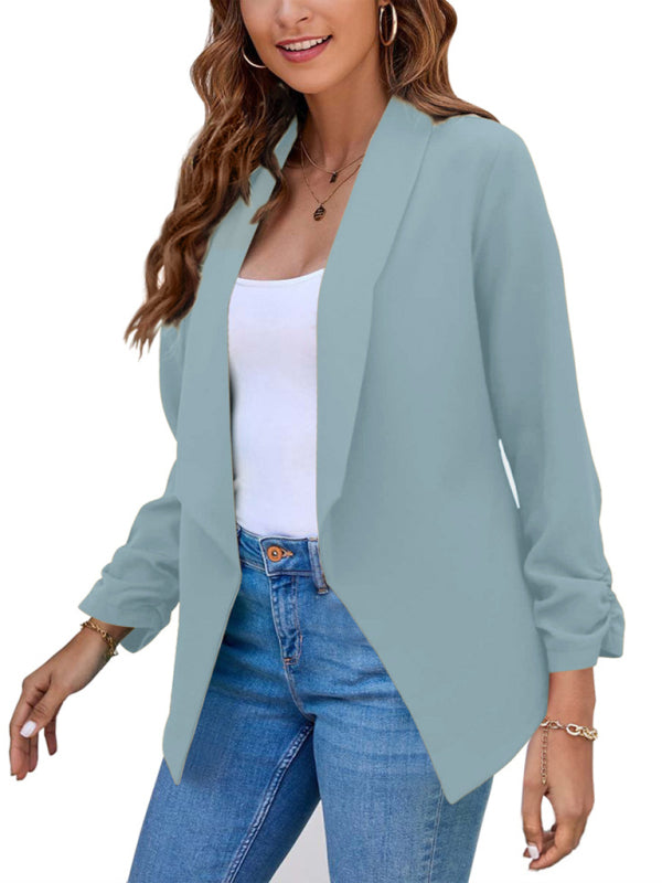 Blue Zone Planet | coat double-layer suit lapel small suit BLUE ZONE PLANET