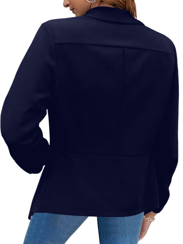 Blue Zone Planet | coat double-layer suit lapel small suit BLUE ZONE PLANET