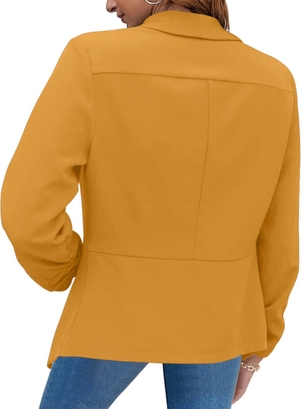 Blue Zone Planet | coat double-layer suit lapel small suit BLUE ZONE PLANET