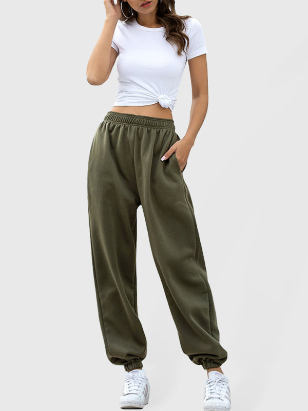 Blue Zone Planet | sports basic loose legged pants kakaclo