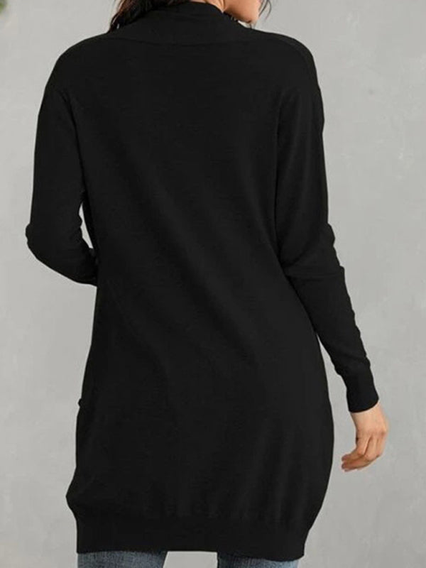 Blue Zone Planet | long sleeve knitted cardigan cardigan kakaclo
