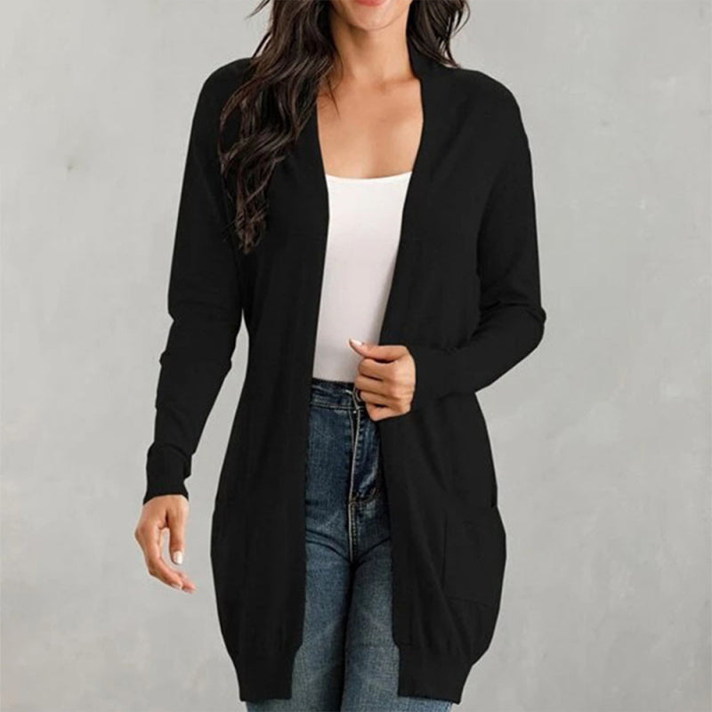 Blue Zone Planet | long sleeve knitted cardigan cardigan kakaclo