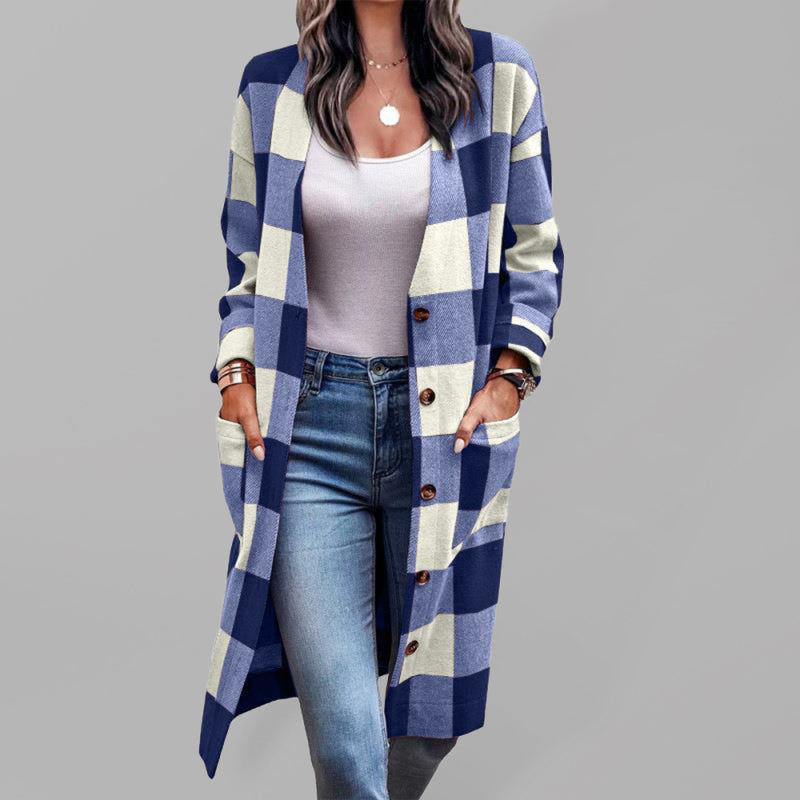 Blue Zone Planet | Check Print Pocket Jacket BLUE ZONE PLANET
