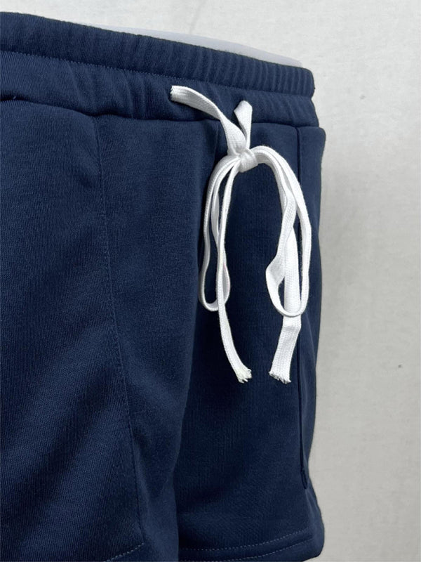 Blue Zone Planet | knitted all-match sweater shorts BLUE ZONE PLANET
