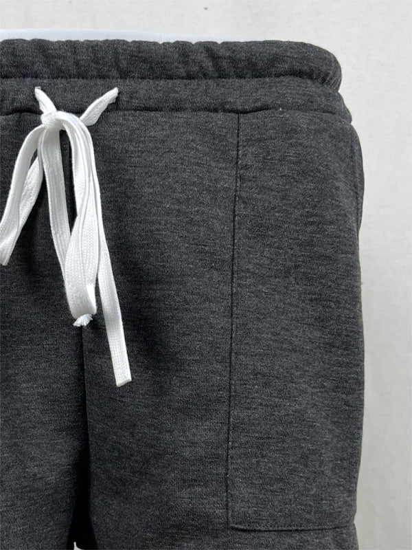Blue Zone Planet | knitted all-match sweater shorts BLUE ZONE PLANET
