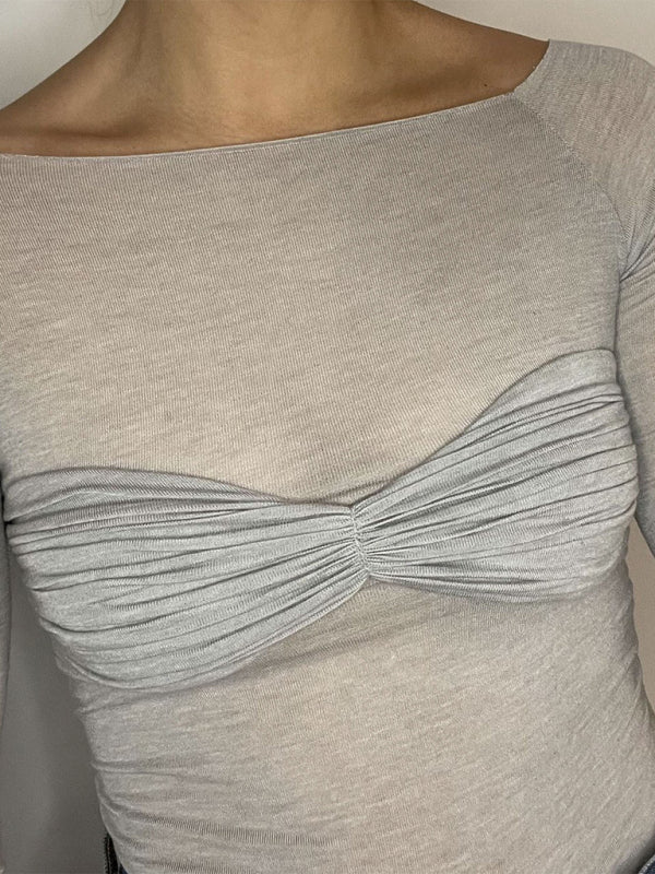 New Fashion Women's Clothing Lightweight See-Through Neck T-Shirt Top kakaclo