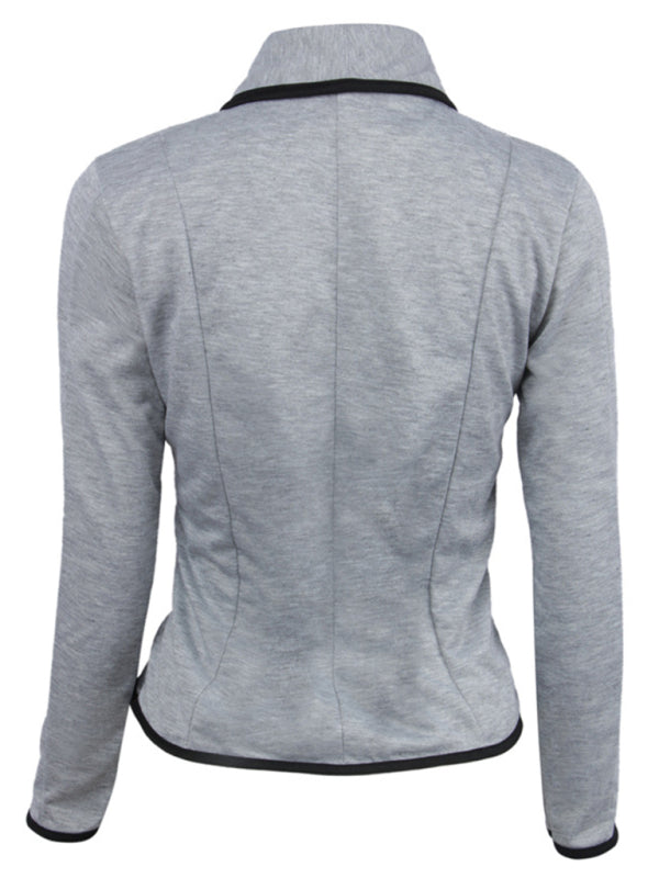 Blue Zone Planet | Solid Color Versatile Slim Small Blazer BLUE ZONE PLANET