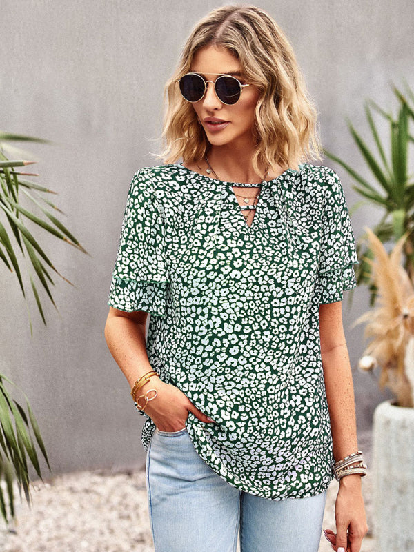 Blue Zone Planet | Ladies Bohemian Shirt Tops BLUE ZONE PLANET