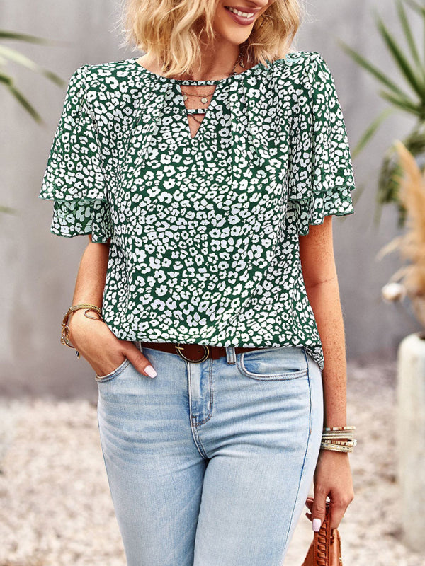 Blue Zone Planet | Ladies Bohemian Shirt Tops BLUE ZONE PLANET