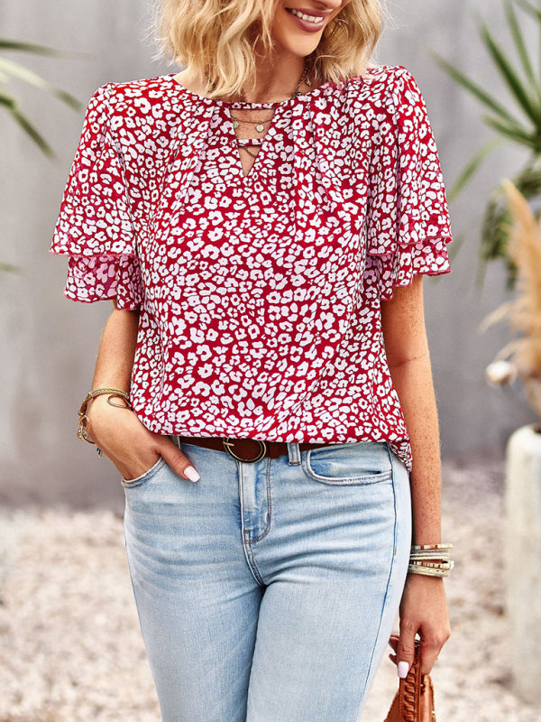 Blue Zone Planet | Ladies Bohemian Shirt Tops BLUE ZONE PLANET