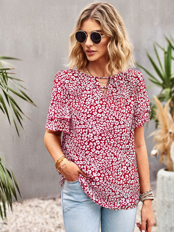 Blue Zone Planet | Ladies Bohemian Shirt Tops BLUE ZONE PLANET