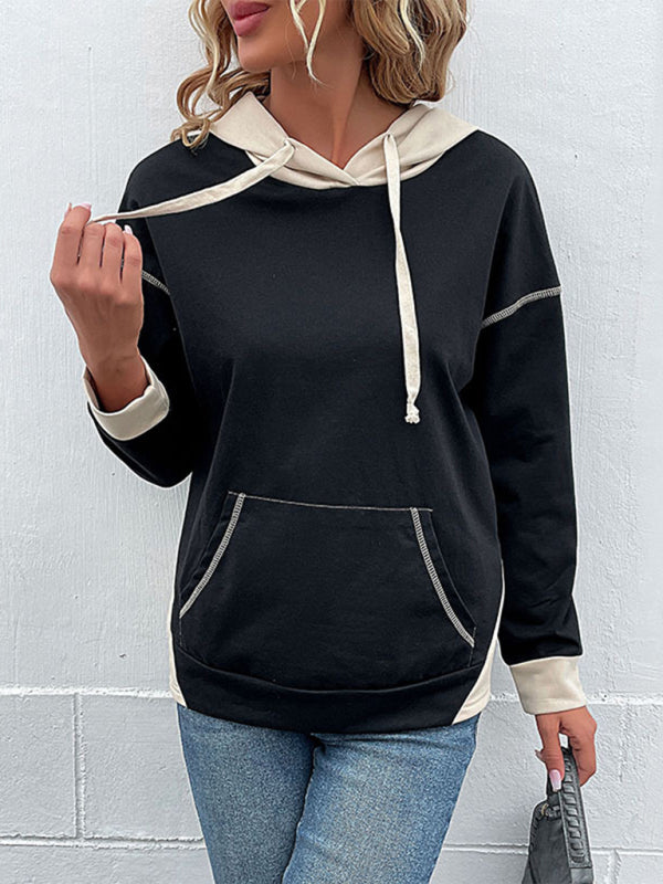 Blue Zone Planet | long-sleeved color block sweater BLUE ZONE PLANET