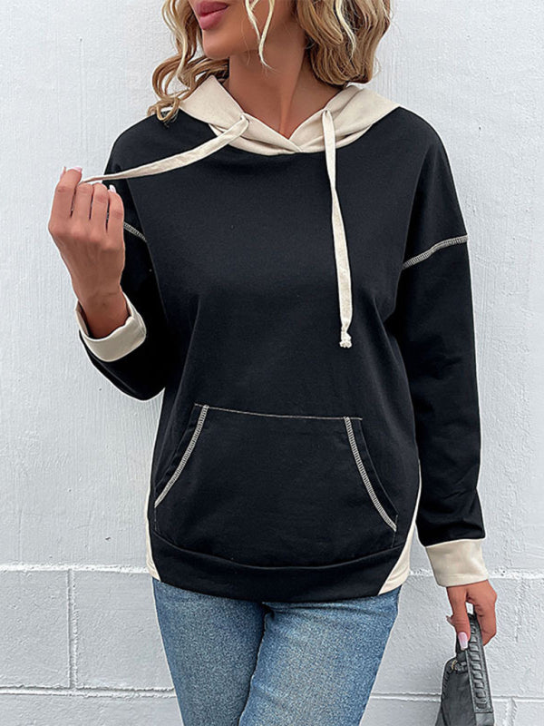 Blue Zone Planet | long-sleeved color block sweater BLUE ZONE PLANET