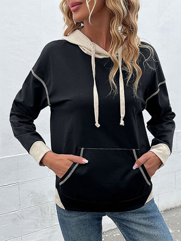 Blue Zone Planet | long-sleeved color block sweater BLUE ZONE PLANET