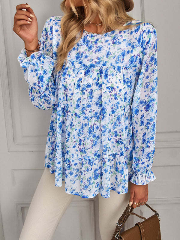Blue Zone Planet | Women's Boho Vacation Loose Top BLUE ZONE PLANET