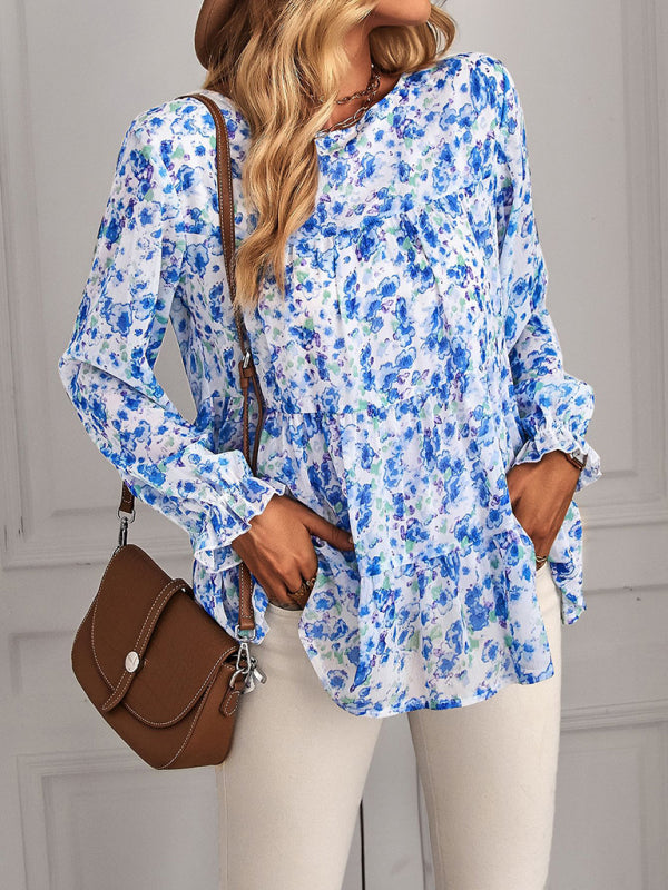 Blue Zone Planet | Women's Boho Vacation Loose Top BLUE ZONE PLANET