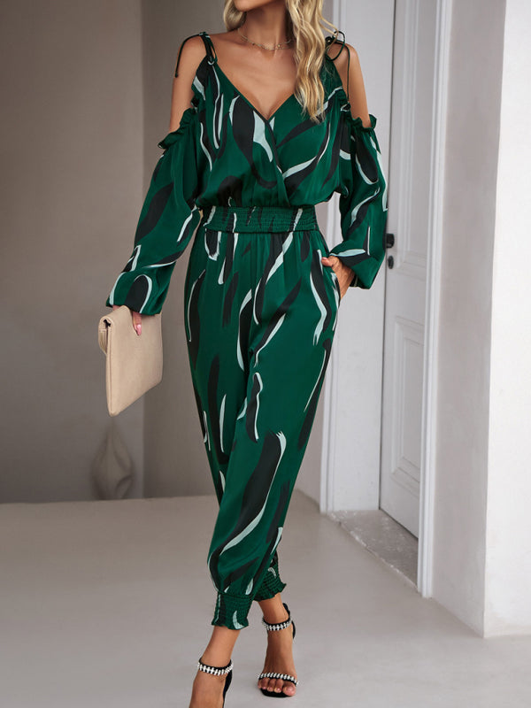 Blue Zone Planet |  Women's jumpsuit commuting waist trousers kakaclo