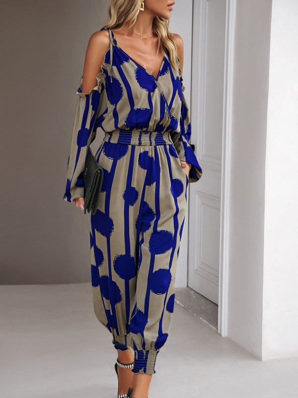 Blue Zone Planet |  Women's jumpsuit commuting waist trousers kakaclo