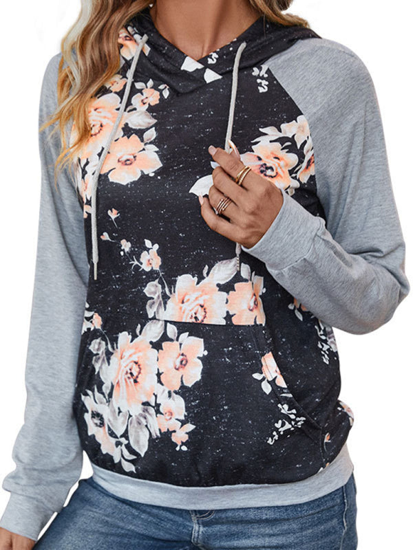 Blue Zone Planet | Long Sleeve Panel Hooded Sweatshirt BLUE ZONE PLANET