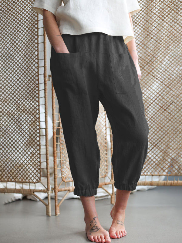 Blue Zone Planet | style loose pocket pants BLUE ZONE PLANET