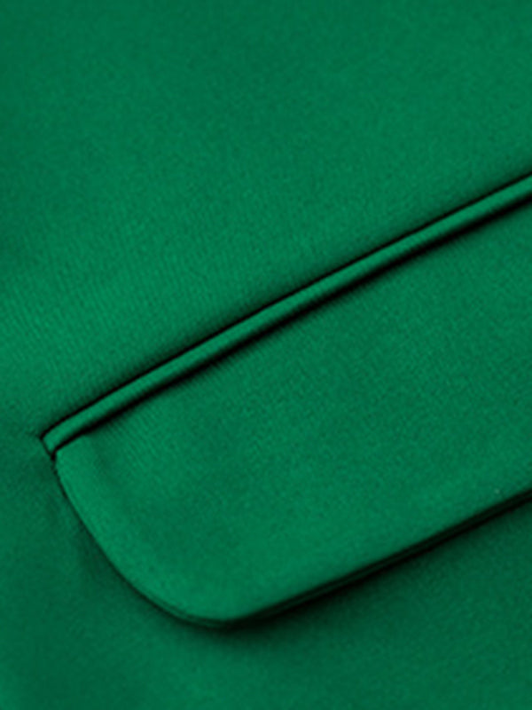 Blue Zone Planet | Temperament commuter lapel ladies blazer suit BLUE ZONE PLANET