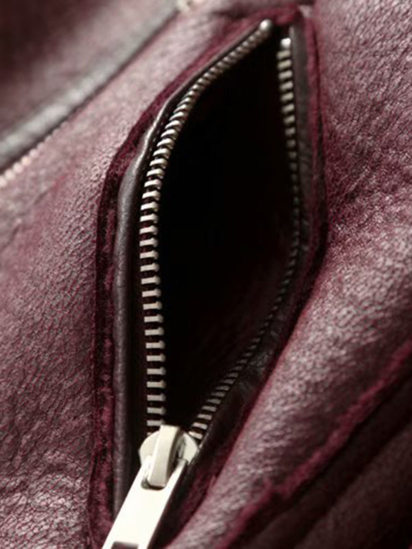 street fashion motorcycle style fur coat BLUE ZONE PLANET