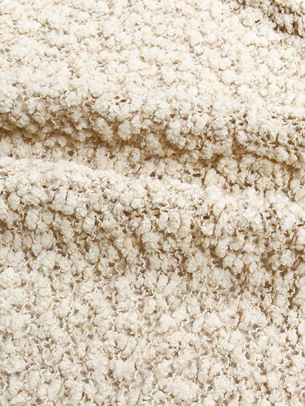 Blue Zone Planet | solid color grain velvet double pocket cardigan sweater jacket BLUE ZONE PLANET