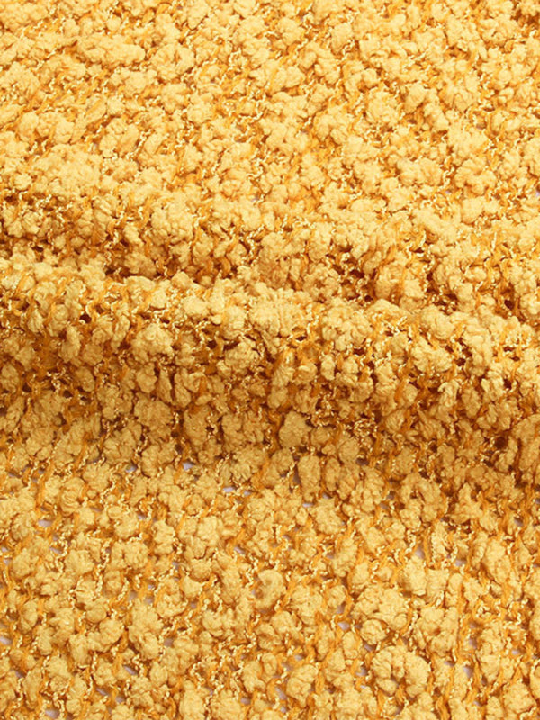 Blue Zone Planet | solid color grain velvet double pocket cardigan sweater jacket BLUE ZONE PLANET