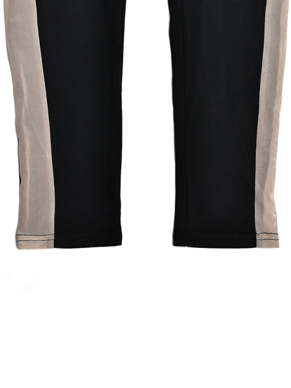 Blue Zone Planet | soft tummy control stitching backless trousers jumpsuit kakaclo