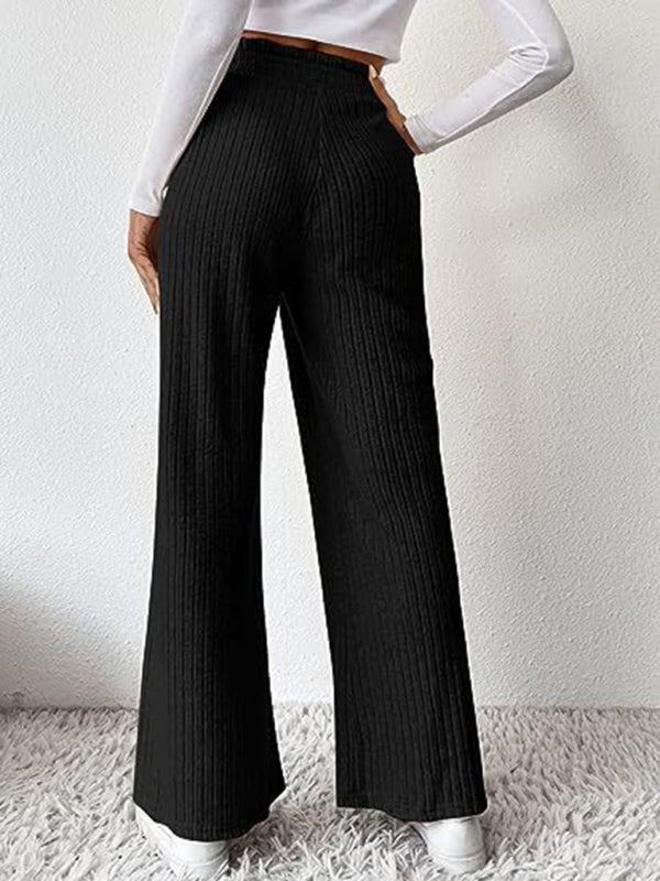 Blue Zone Planet | loose knitted trousers Pants BLUE ZONE PLANET