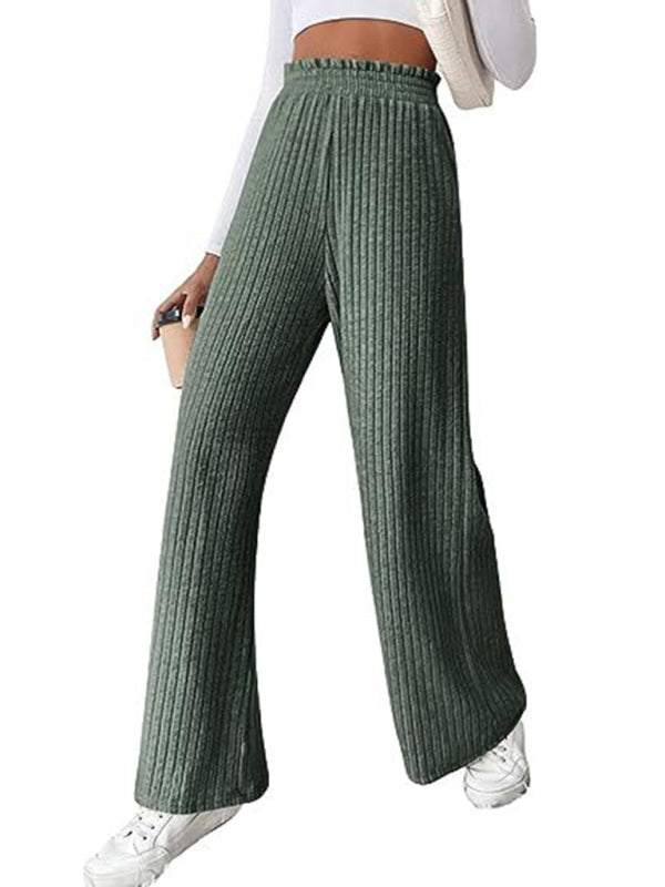 Blue Zone Planet | loose knitted trousers Pants BLUE ZONE PLANET