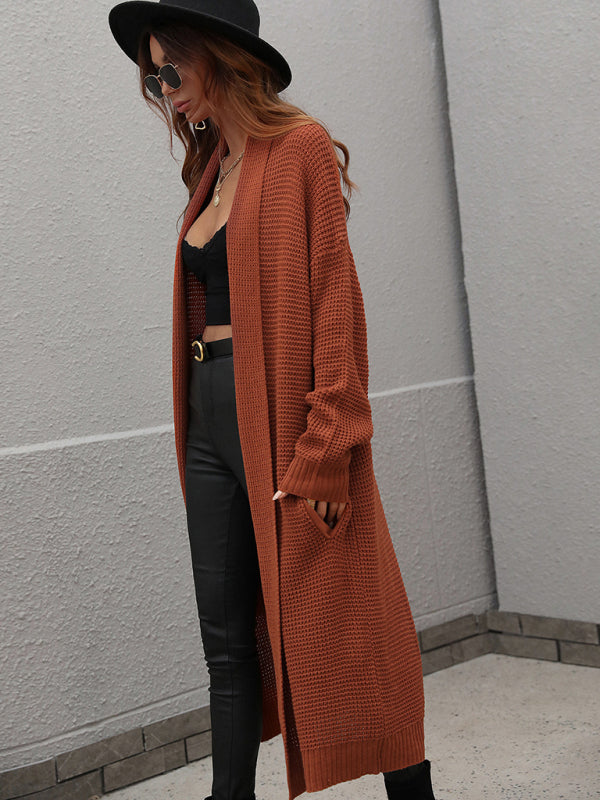 Blue Zone Planet | knitted cardigan loose sweater kakaclo