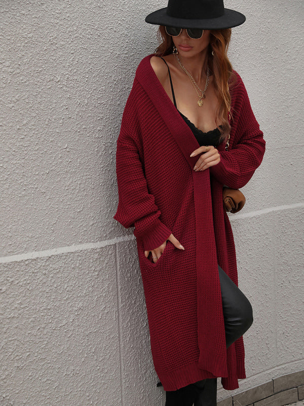 Blue Zone Planet | knitted cardigan loose sweater kakaclo